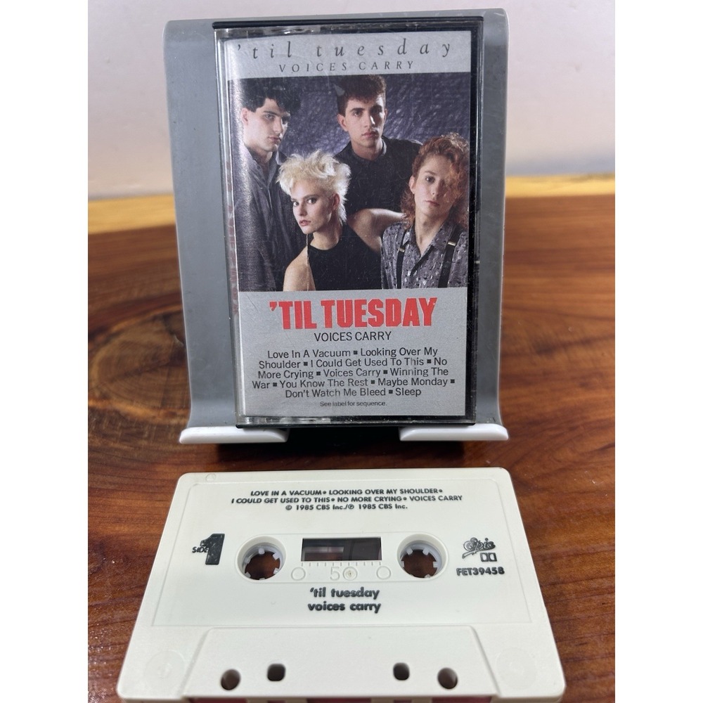 Til Tuesday Voices Carry Cassette Tape  1985